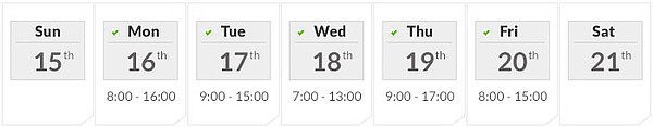 business hours